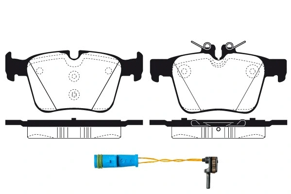 Brake Pad Set, disc brake (RA.1083.1)