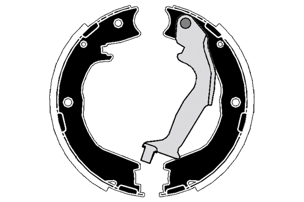 Brake Shoe Set, parking brake (RA29900)