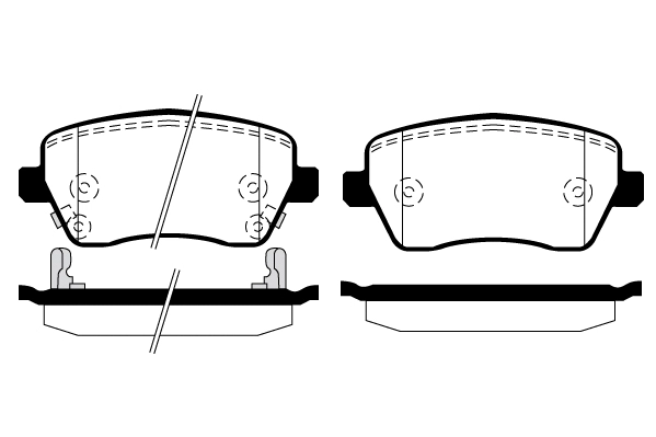 Brake Pad Set, disc brake (RA.0805.3)