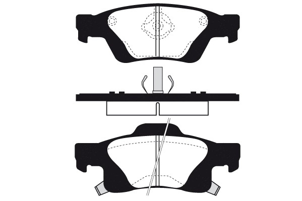 Brake Pad Set, disc brake (RA.1057.0)