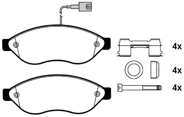 Brake Pad Set, disc brake (RA.0885.2K2)