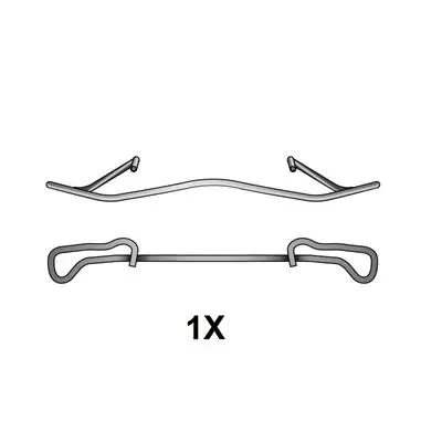 Accessory Kit, disc brake pad (12079637)