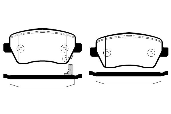 Brake Pad Set, disc brake (RA.0805.1)