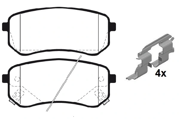 Brake Pad Set, disc brake (RA.1031.0K1)