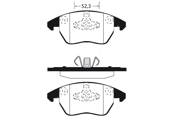 Brake Pad Set, disc brake (RA.0817.1)