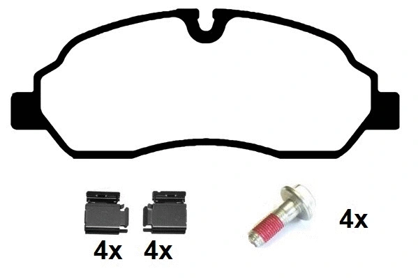 Brake Pad Set, disc brake (RA.1077.0K1)