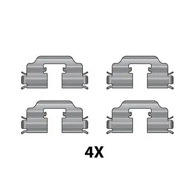 Accessory Kit, disc brake pad (12079634)
