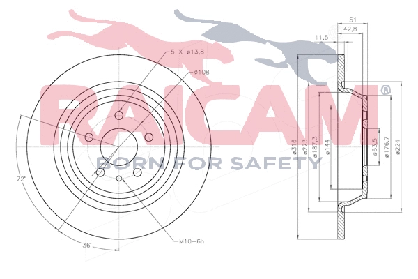 Brake Disc (RD01313)