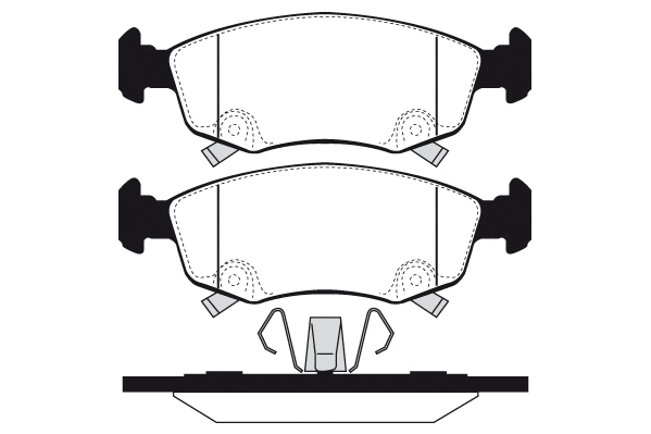 Brake Pad Set, disc brake (RA.1160.0)