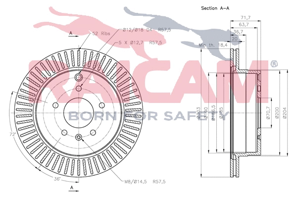 Brake Disc (RD00621)