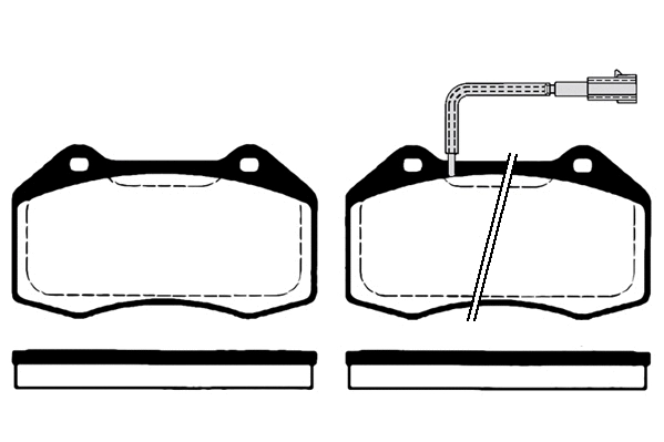 Brake Pad Set, disc brake (RA.0801.2)