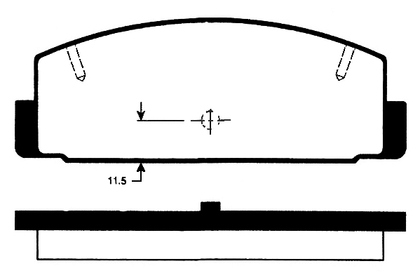 Brake Pad Set, disc brake (RA.0476.0)