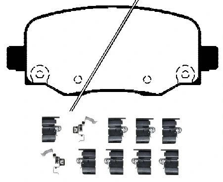 Brake Pad Set, disc brake (RA.0109.1K1)