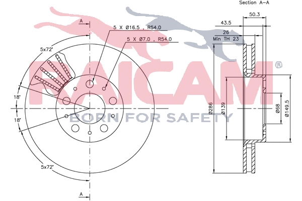 Brake Disc (RD00950)