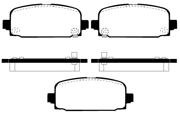 Brake Pad Set, disc brake (RA.1233.0)
