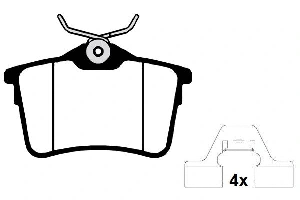 Brake Pad Set, disc brake (RA.0945.0K1)