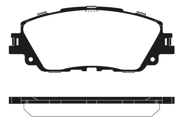 Brake Pad Set, disc brake (RA.1256.0)