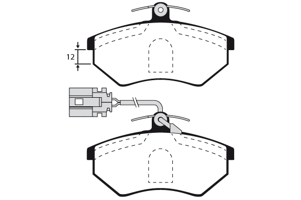 Brake Pad Set, disc brake (RA.0310.4)