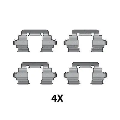 Accessory Kit, disc brake pad (12079533)