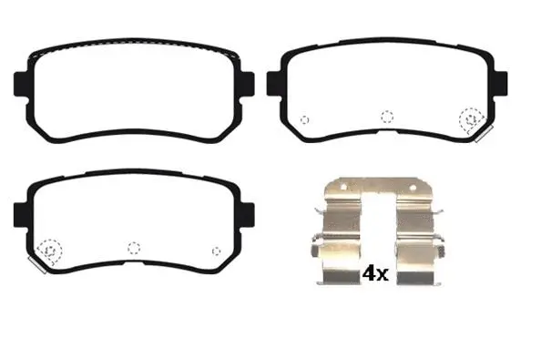 Brake Pad Set, disc brake (RA.1097.0K1)
