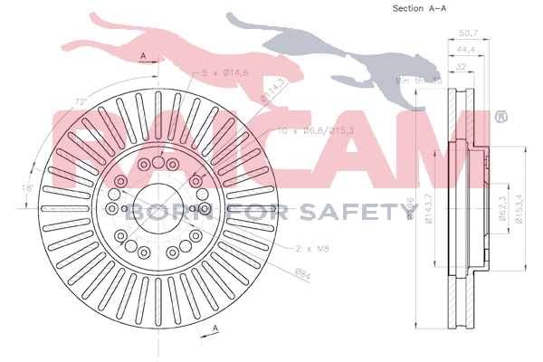 Brake Disc (RD01186)