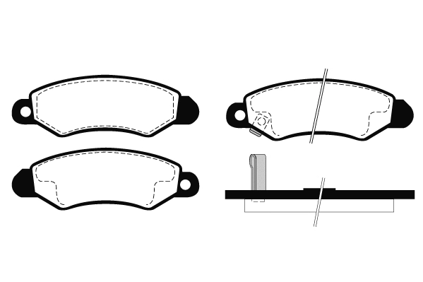 Brake Pad Set, disc brake (RA.0710.0)
