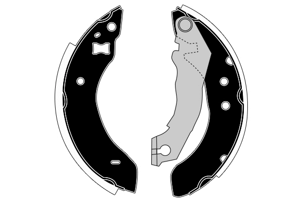 Brake Shoe Set (RA24600)