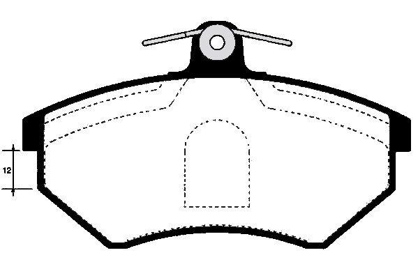 Brake Pad Set, disc brake (RA.0310.0)