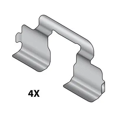 Accessory Kit, disc brake pad (12079667)
