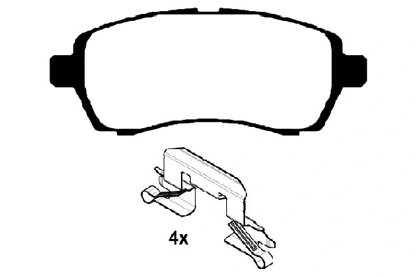 Brake Pad Set, disc brake (RA.0940.0K1)