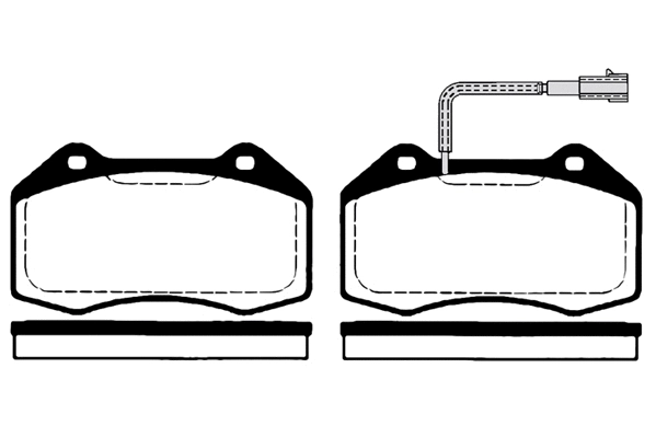 Brake Pad Set, disc brake (RA.0801.1)