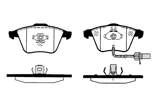 Brake Pad Set, disc brake (RA.0824.4)