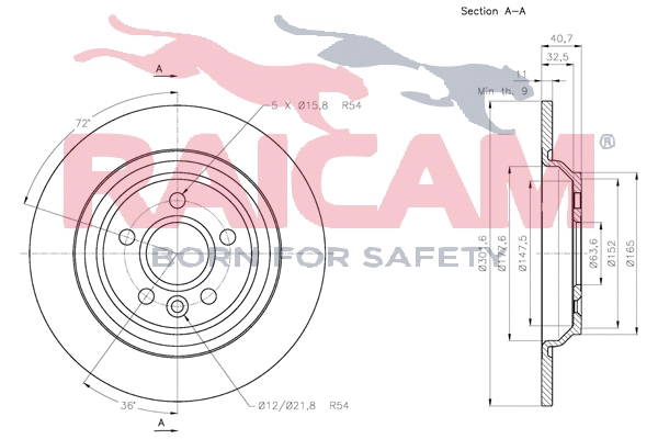 Brake Disc (RD00965)