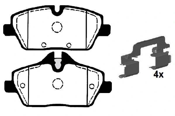 Brake Pad Set, disc brake (RA.0852.5K1)