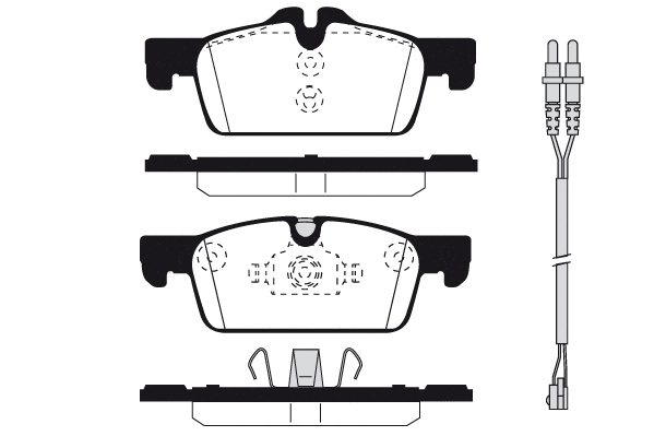 Brake Pad Set, disc brake (RA.1042.0)