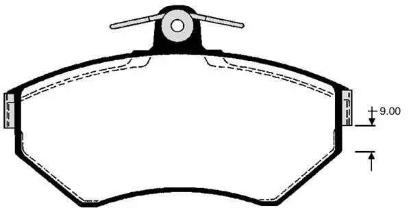 Brake Pad Set, disc brake (RA.0695.0)