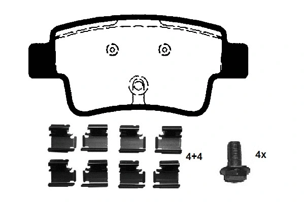 Brake Pad Set, disc brake (RA.0419.0K1)
