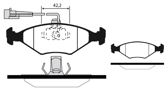 Brake Pad Set, disc brake (RA.0331.7)