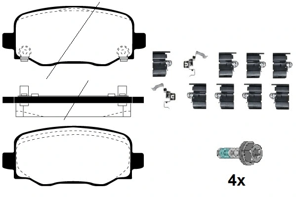 Brake Pad Set, disc brake (RA.0109.0K1)