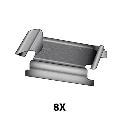 Accessory Kit, disc brake pad (12079669)