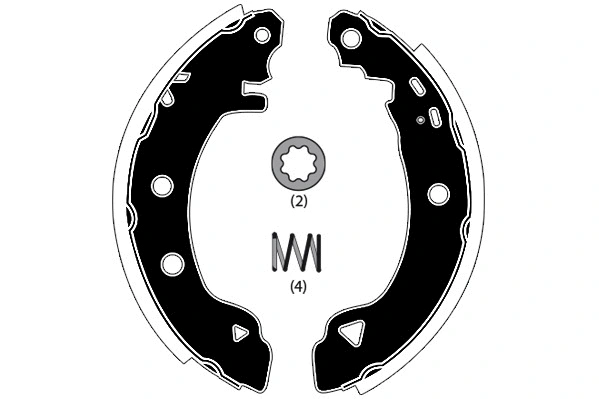 Brake Shoe Set (RA24990)