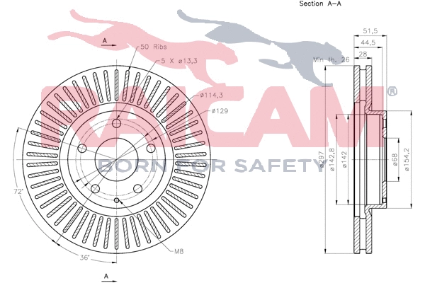 Brake Disc (RD01381)