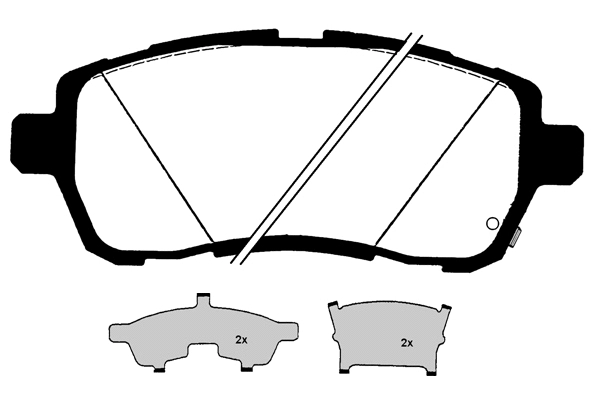 Brake Pad Set, disc brake (RA.0940.1)