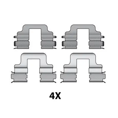 Accessory Kit, disc brake pad (12079558)