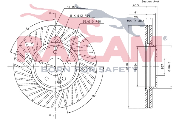 Brake Disc (RD00457)