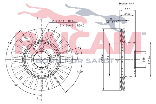 Brake Disc (RD00930)