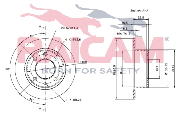 Brake Disc (RD00104)