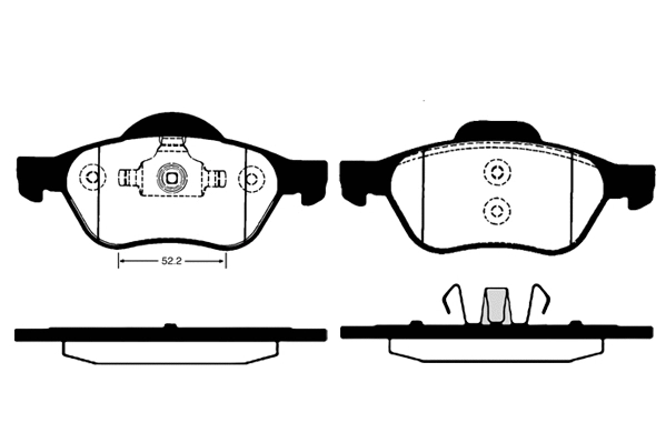 Brake Pad Set, disc brake (RA.0823.1)