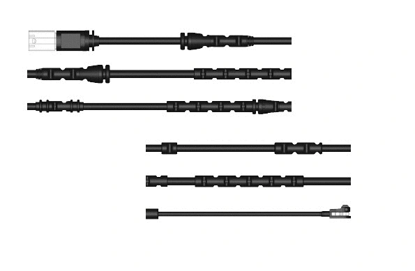 Warning Contact, brake pad wear (KS0120)