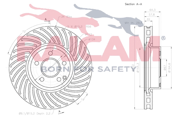 Brake Disc (RD01076)
